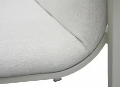 Tuinstoel Cardamom 61x57x85cm - aluminium - greige