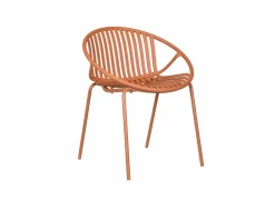 Tuinstoel Chaplin metaal - oranje