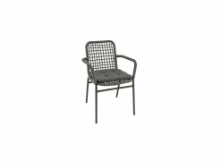 Tuinstoel Hopi 55x61x81cm - artificial rattan - antraciet