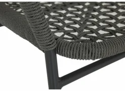 Tuinstoel Hopi 55x61x81cm - artificial rattan - antraciet