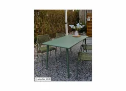 Tuintafel Phi 150x80x72cm staal groen