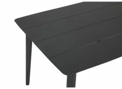 Tuintafel Shore 220x90cm - aluminium - antraciet