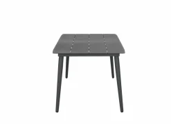 Tuintafel Shore 220x90cm - aluminium - antraciet
