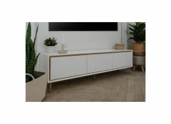 Tv-meubel Arona 175cm - melamine - wit