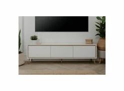 Tv-meubel Arona 175cm - melamine - wit