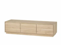 Tv-meubel Caviar 165cm - eik massief & decor - naturel