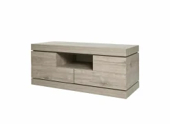 Tv-meubel Etna 125cm - decor - millenium eik & lichtgrijs