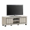 Tv-meubel Eureka 145cm - decor - natural oak & black