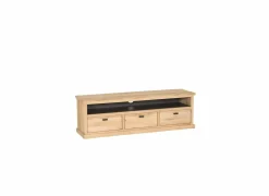 Tv-meubel Grimaldi 160cm - eik massief & decor - naturel