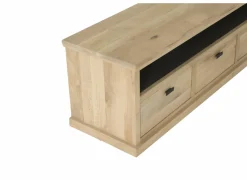 Tv-meubel Grimaldi 160cm - eik massief & decor - naturel