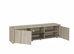 Tv-meubel Lucca 194cm - decor - millenium eik & lichtgrijs