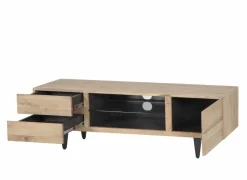 Tv-meubel Palacio 150cm - eik massief & decor - naturel