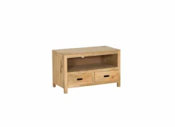 Tv-meubel Ploutos 89cm - mango massief - naturel