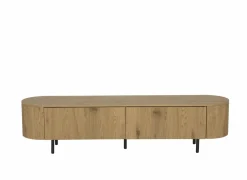 Tv-meubel Sordino 180cm - MDF & metaal - naturel
