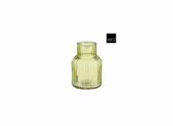Vaas Ambre H20cm - glas - limoen