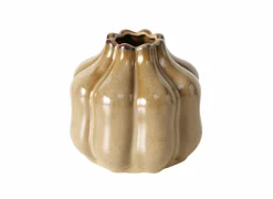 Vaas Aurelia H11,3cm - stoneware - bruin