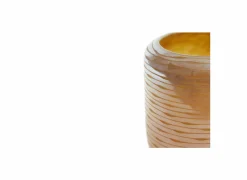 Vaas Bowie H14cm - glas - perzik bruin