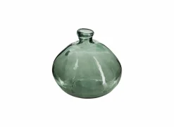 Vaas H23cm - gerecycleerd glas - groen