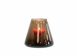 Vaas H33cm - glas - mocha