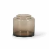 Vaas H17cm - glas - mocha