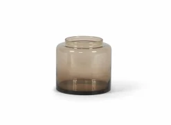 Vaas H17cm - glas - mocha