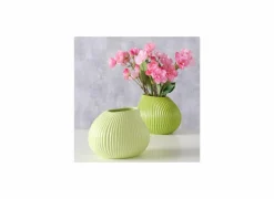 Vaas Porty H14cm - keramiek - mat groen