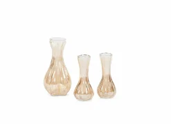 Vaas Ø9x17cm - glas - gold