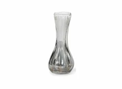 Vaas Ø5x13cm - glas - smoke