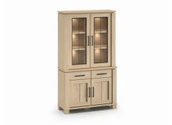 Vitrinekast Alba 115cm - decor - sand oak nature