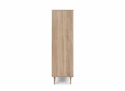 Vitrinekast Bali 103cm - melamine - sonoma eik