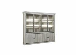 Vitrinekast 250cm - decor - dark forest