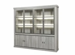 Vitrinekast 250cm - decor - dark forest