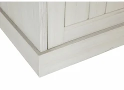 Vitrinekast 122cm - decor - lariks & bruine eik
