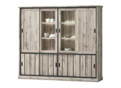 Vitrinekast Elena 239cm - decor - canada oak