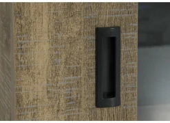 Vitrinekast Etienne 135cm - decor - industrial oak