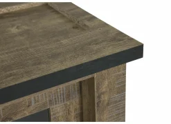 Vitrinekast Etienne 135cm - decor - industrial oak