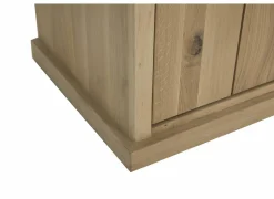 Vitrinekast Grimaldi 175,2cm - eik massief - naturel