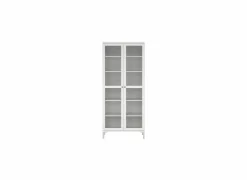 Vitrinekast Roma 89cm - decor - wit