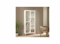 Vitrinekast Roma 89cm - decor - wit