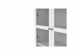 Vitrinekast Roma 89cm - decor - wit