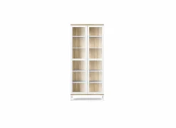 Vitrinekast Roomers 89cm - decor - witte eik