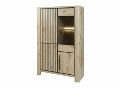 Vitrinekast Santos 120cm - decor - canyon oak