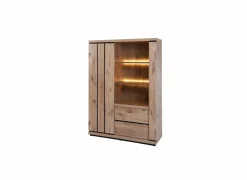 Vitrinekast Stefan 130cm - decor - canyon oak