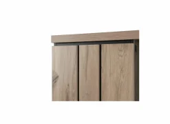 Vitrinekast Stefan 130cm - decor - canyon oak