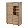 Vitrinekast Uri 128cm - decor - hudson oak