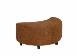 Voetenbank Lepanto 85x53x42cm - stof - sunglow orange