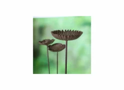 Vogelbad Blume H75cm - gietijzer - bruin