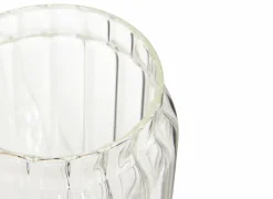 Voorraadpot Harmony 0,5L - glas - transparant & acacia