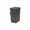 Vuilbak Sort & Go Brabantia 12L grijs