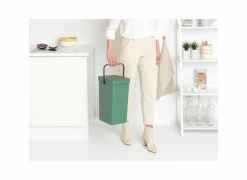Vuilbak Sort & Go Brabantia 16L fire green